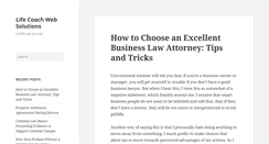 Desktop Screenshot of lifecoachwebsolutions.com